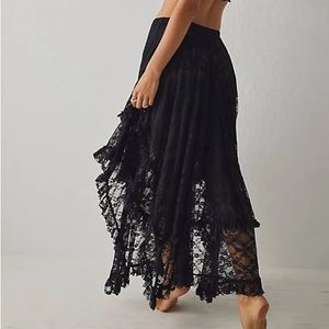 Free People: French Courtship Lace Skirt